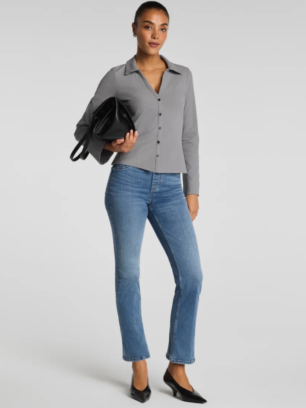 SPANXshape™ EveryWear Kick Flare Jeans, Vintage Indigo